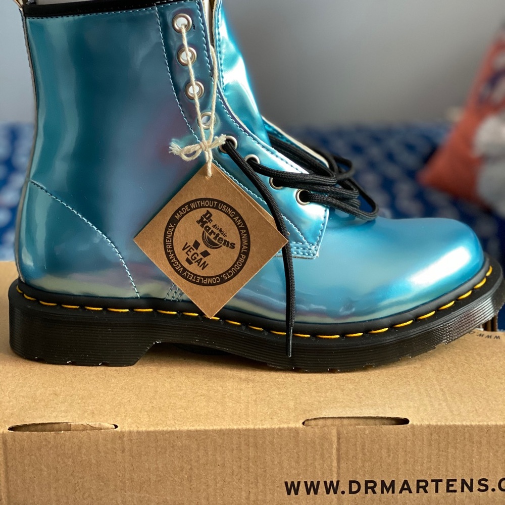 Dr. Martens Blue Metallic size 9 women’s